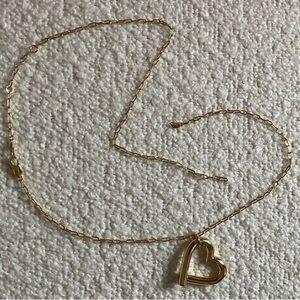 Ana Luisa Gold Delilah Open Heart Necklace